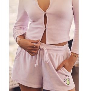 Tracksuit shorts set - New, never used. Lavender Lustre.